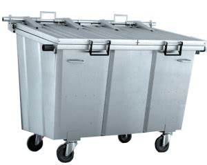 Conteneurs à roulettes de 2500 litres .